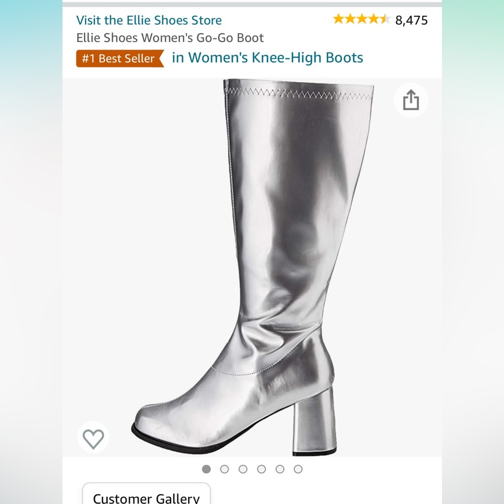 Women’s Size 6 knee high gogo boot